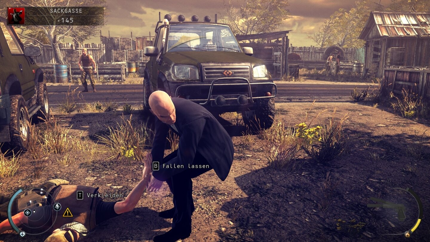 Hitman: Absolutionenn wir einen bewusstlosen Gegner entsorgen, sollten wir uns nicht von seinen Kumpels erwischen lassen.