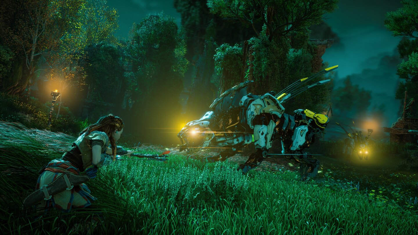 Horizon: Zero DawnAloy auf der Jagd