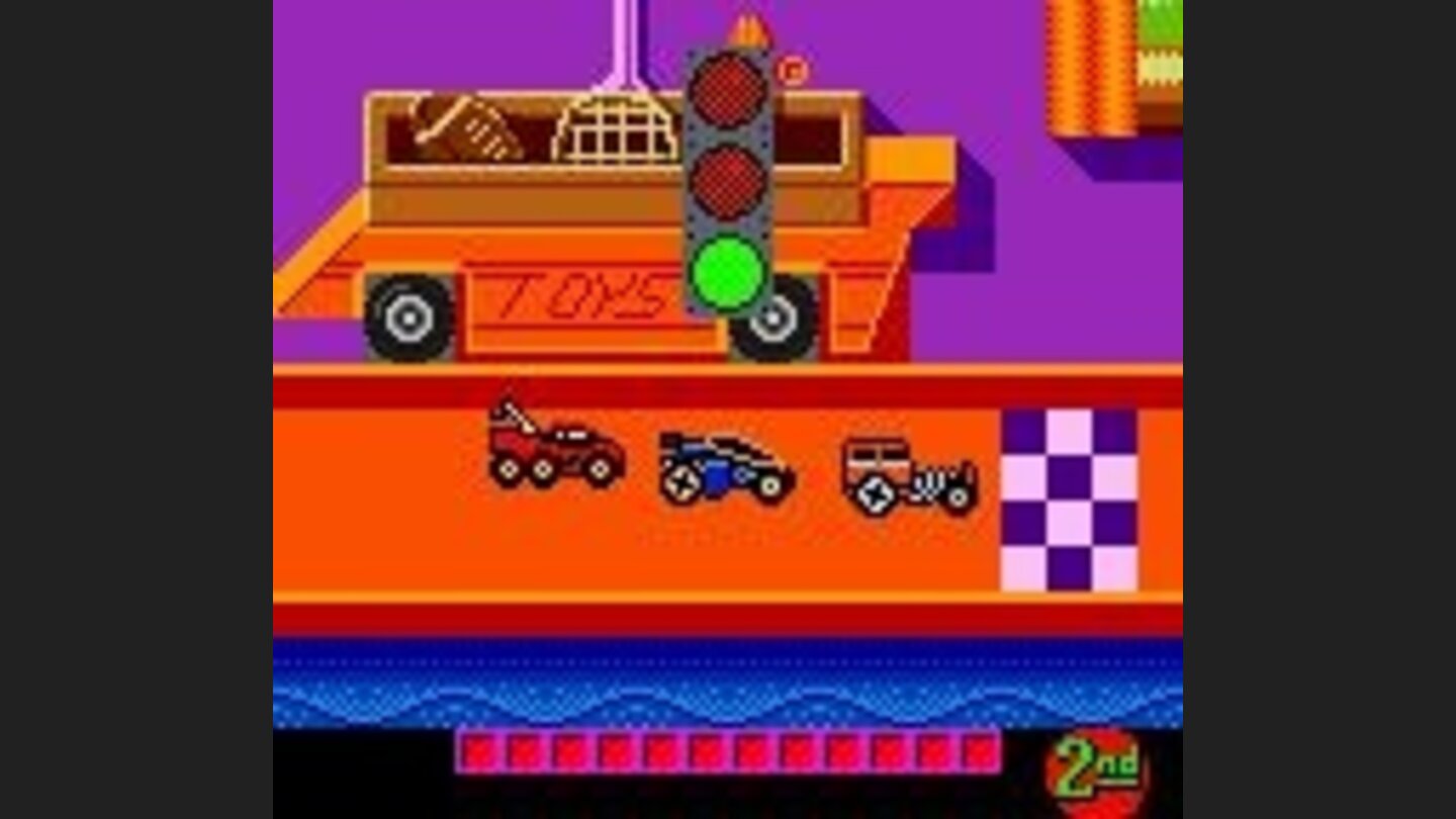 The starting grid - racing will begin... now!