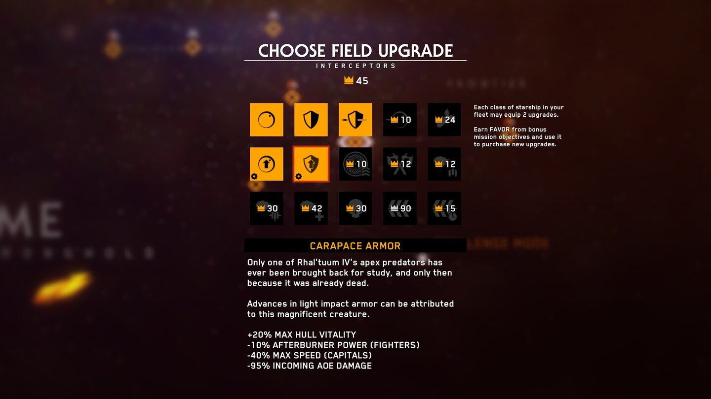 House of the Dying Sun - Upgrades