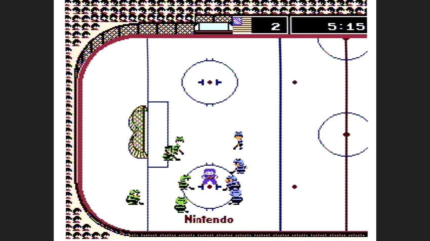 Face off after the referee calls icing