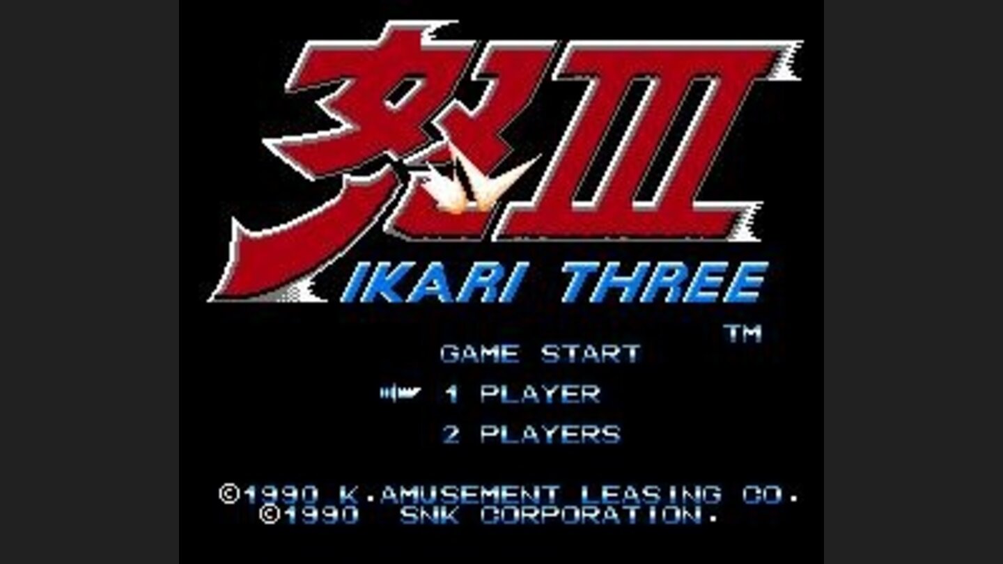 Japan Title screen