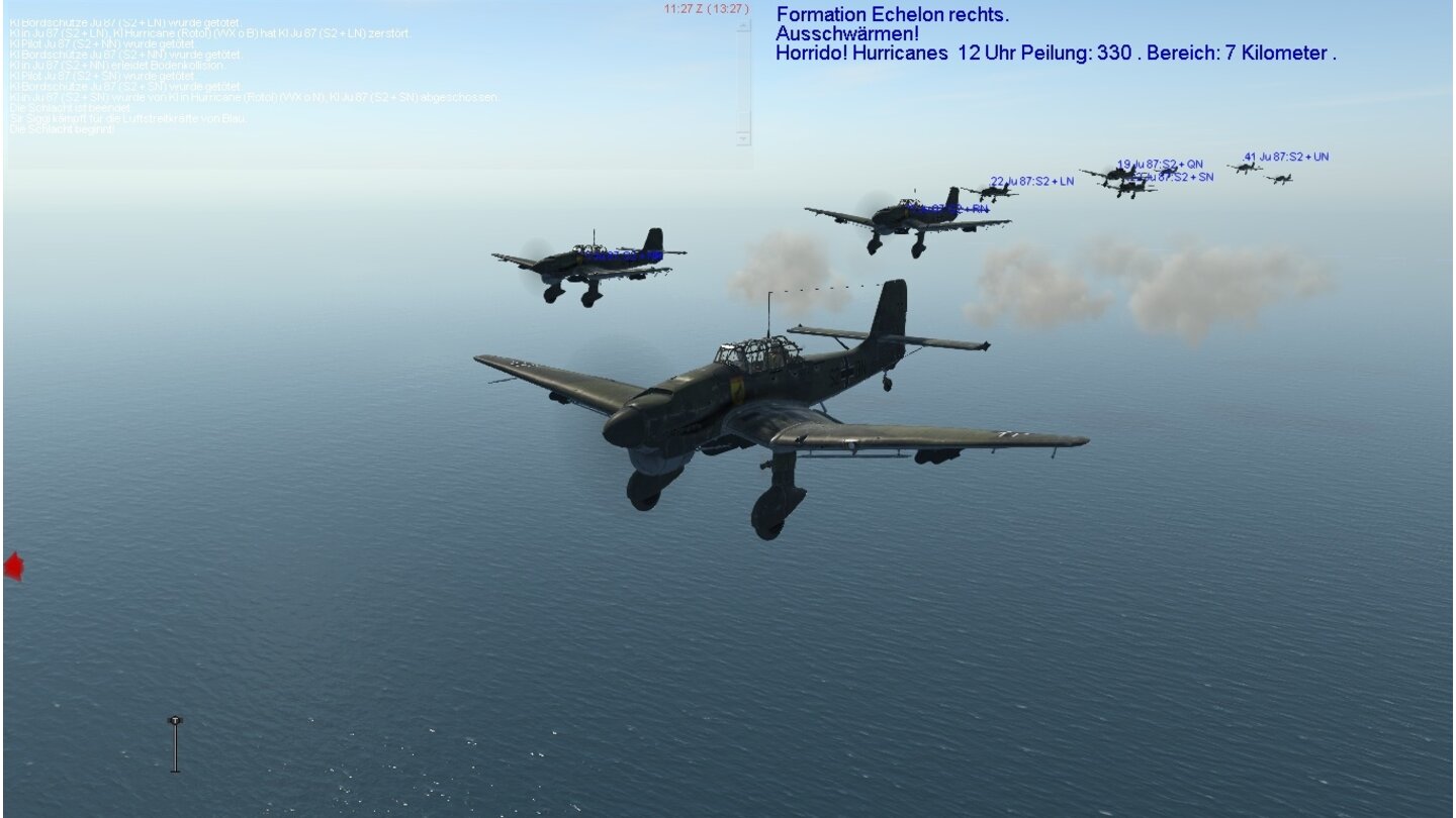 IL-2 Sturmovik: Cliffs of DoverHorrido! Unsere Stukas haben Hurricanes gesichtet.