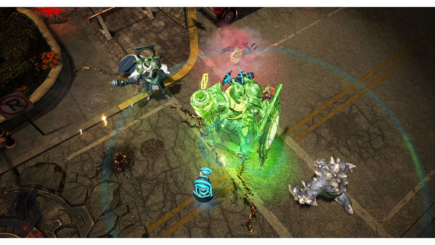 Infinite CrisisScreenshot zeigt Arcane Green Lantern