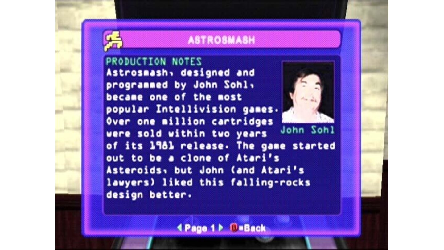 Games have production information, like who developed it.