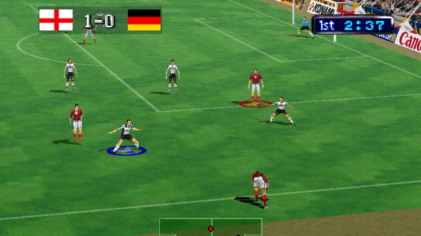 International Superstar Soccer 98 (1998)Das Nintendo-64-Fußballspiel ist eine optimierte Fassung des 1996 erschienenen ISS 64 und besticht mit herausragender Spielbarkeit und -tiefe. Womöglich der beste Serienteil.