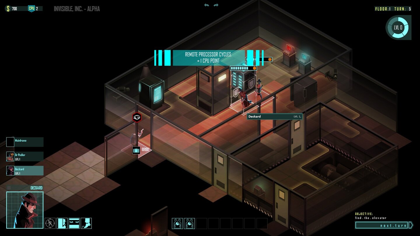 Invisible, Inc.… schon hat uns der Scherge eiskalt erwischt…