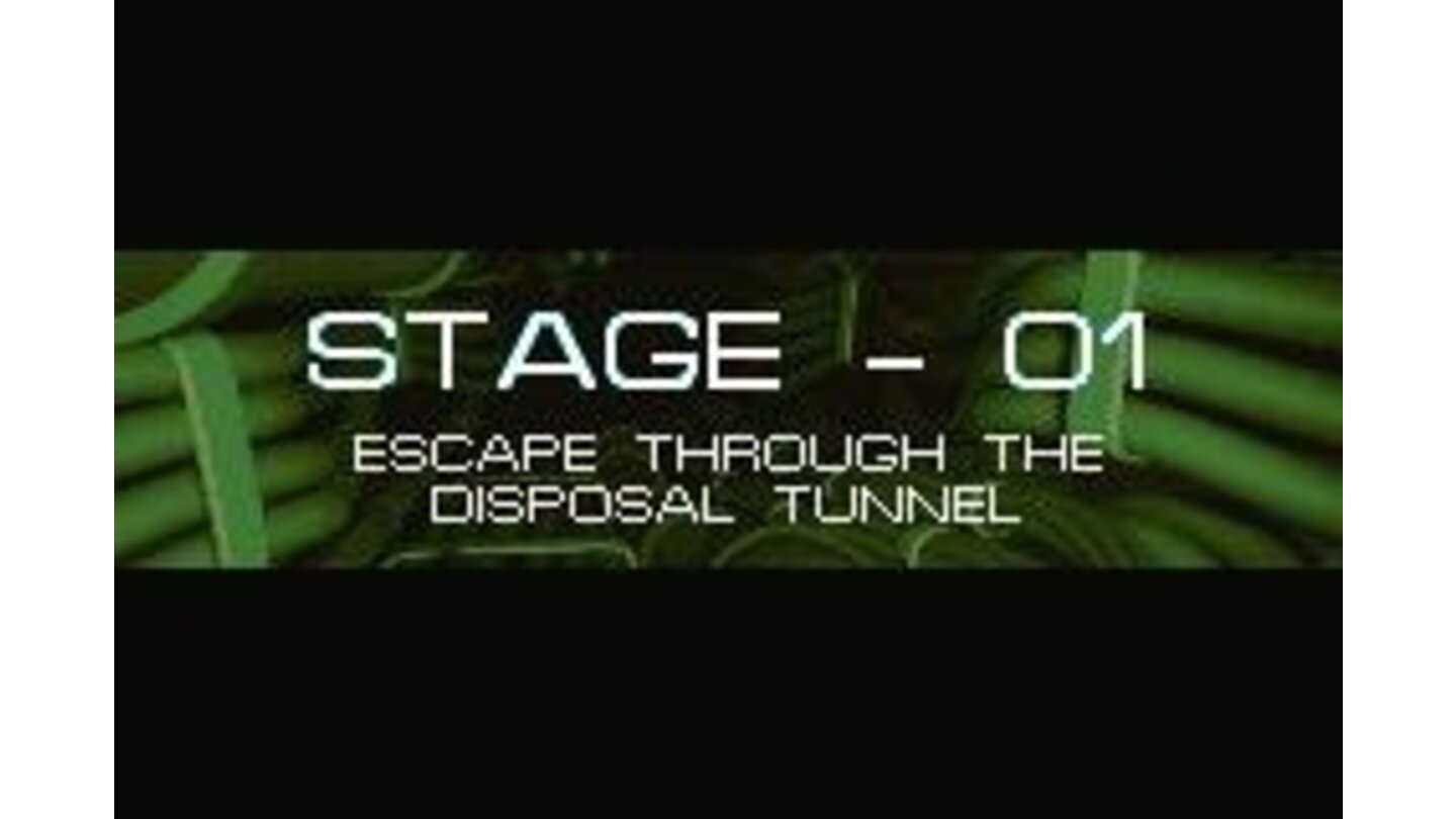 Stage one title screen