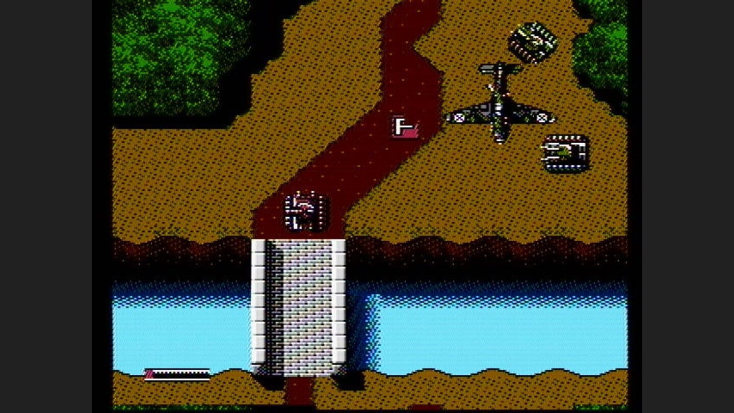 Being attacked by enemy planes and tanks