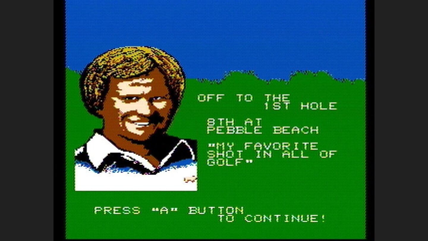 Off to the next hole...