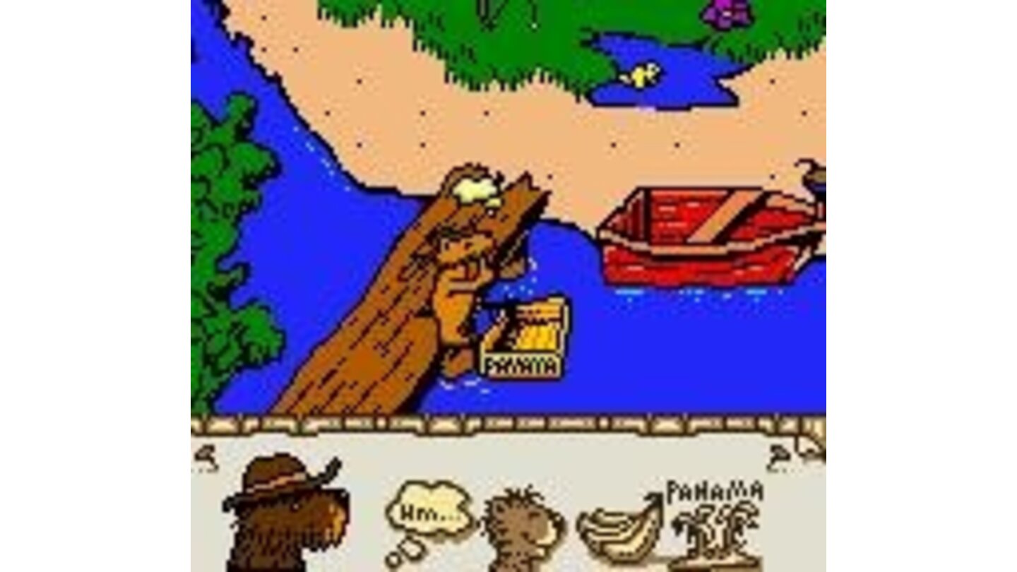 the bear finds the banana chest from Panama