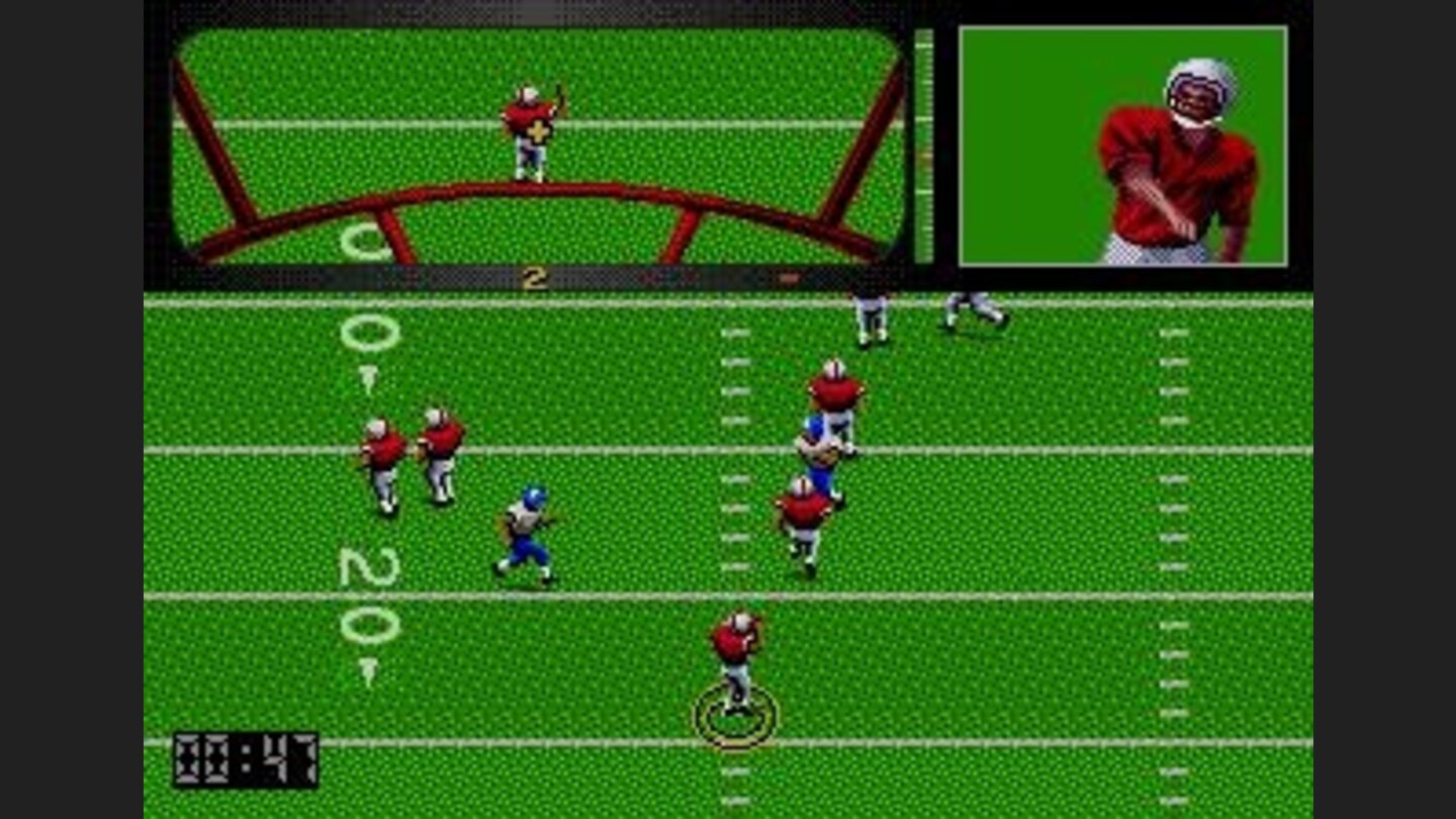 Use the passing window to direct your pass