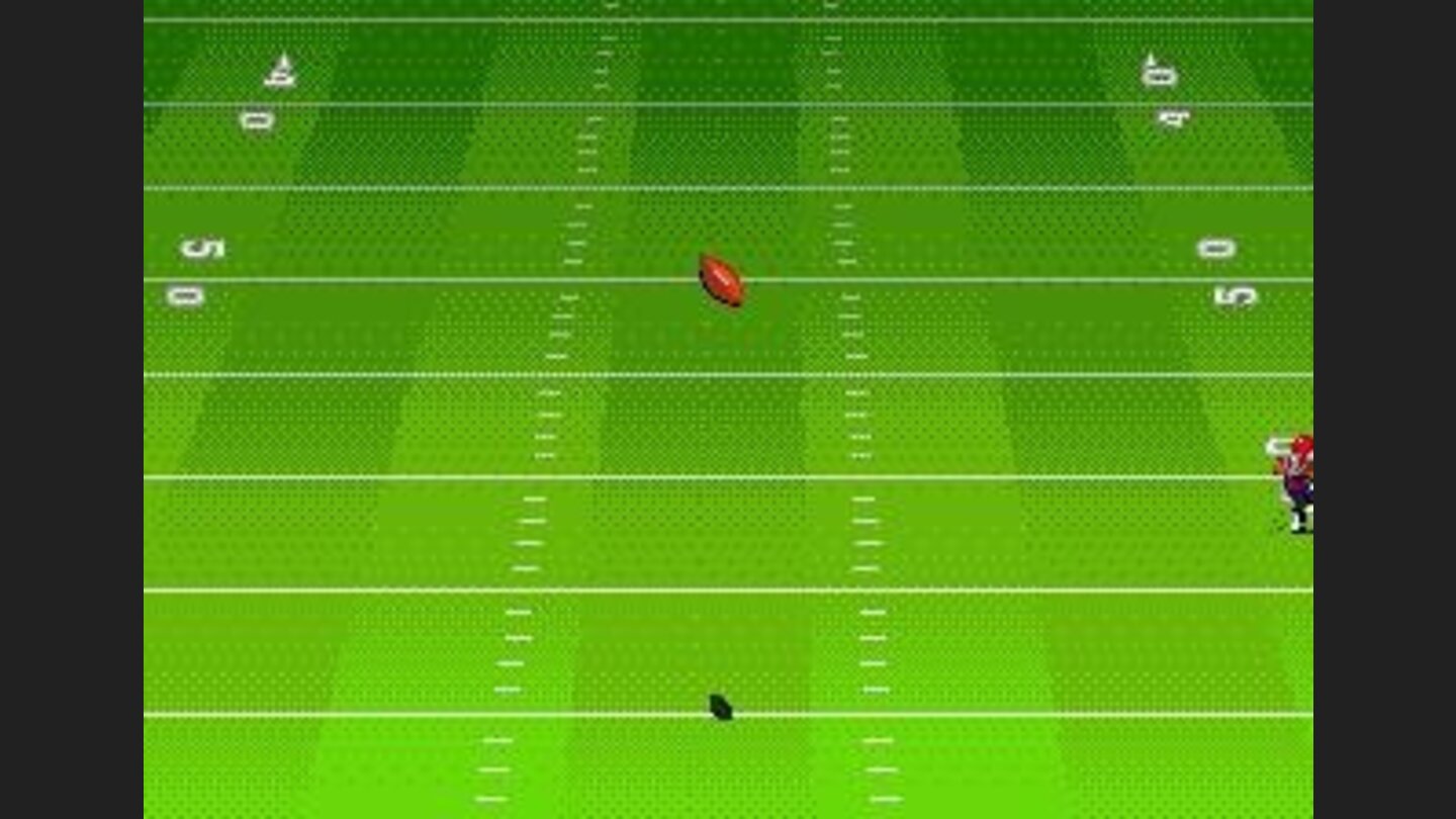 The lonely ball flies...