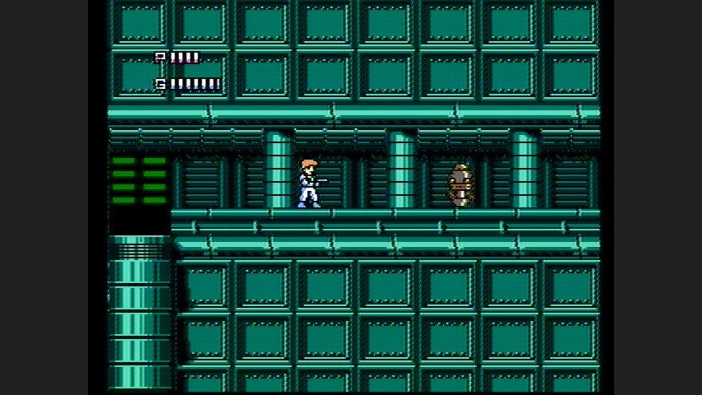 A narrow pathway is blocked by a robot