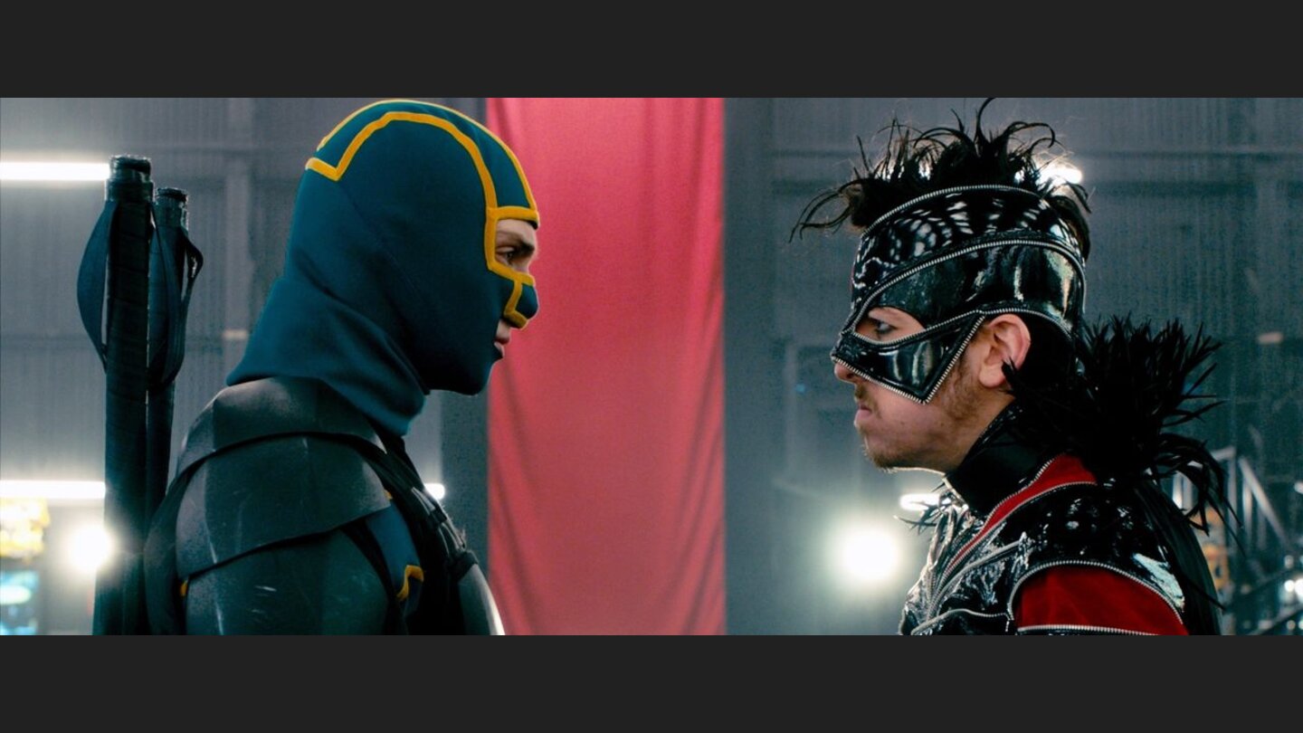 Kick-Ass 2Kick-Ass (Aaron Taylor-Johnson) gegen The Motherf%+*^r (Christopher Mintz-Plasse ): Wer wird gewinnen?