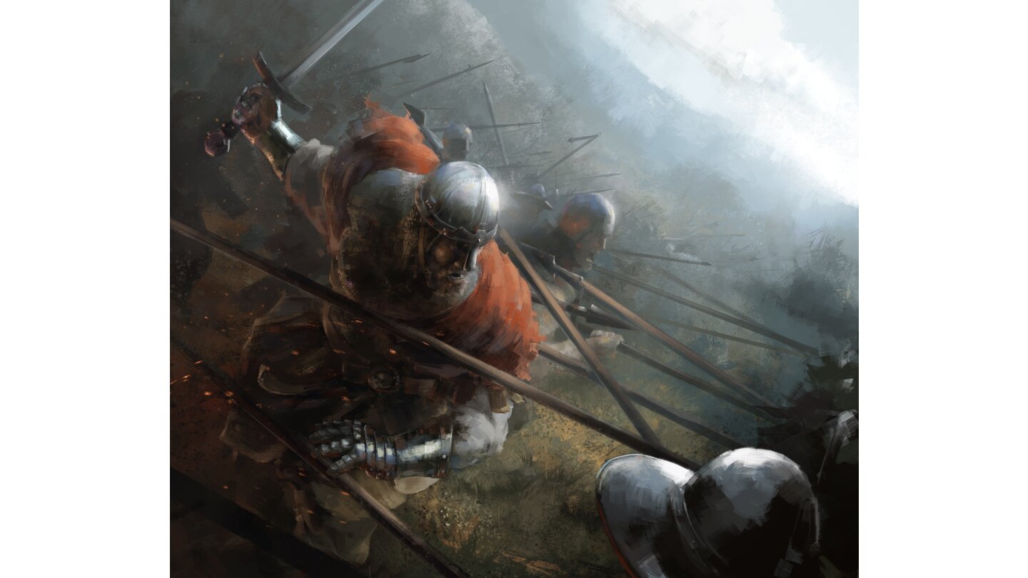 Kingdom Come: Deliverance - ArtworksZu großen Schlachten soll es im Spielverlauf nur selten kommen, dafür kracht es dann gewaltig.