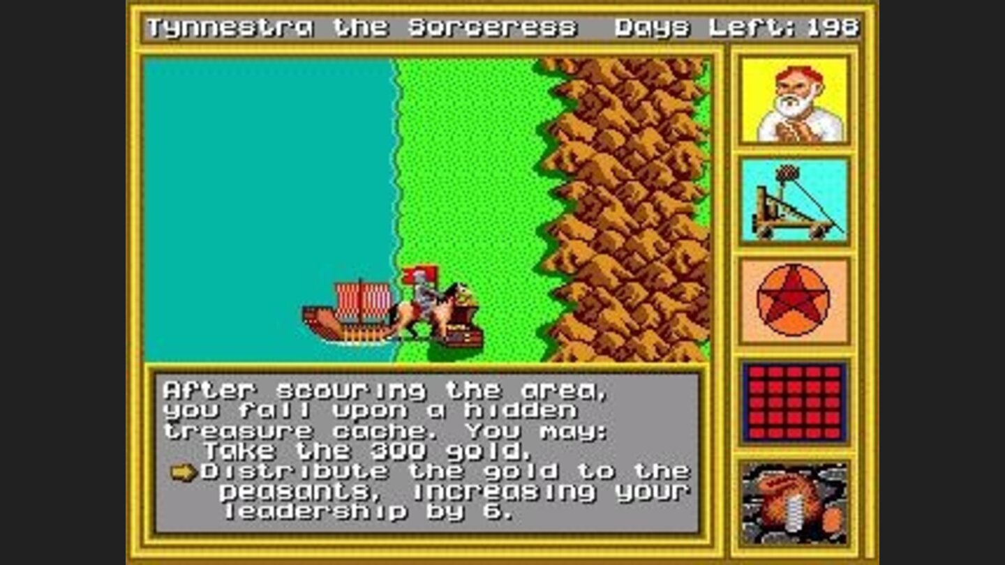 Get money from treasures or leadership by distribution.