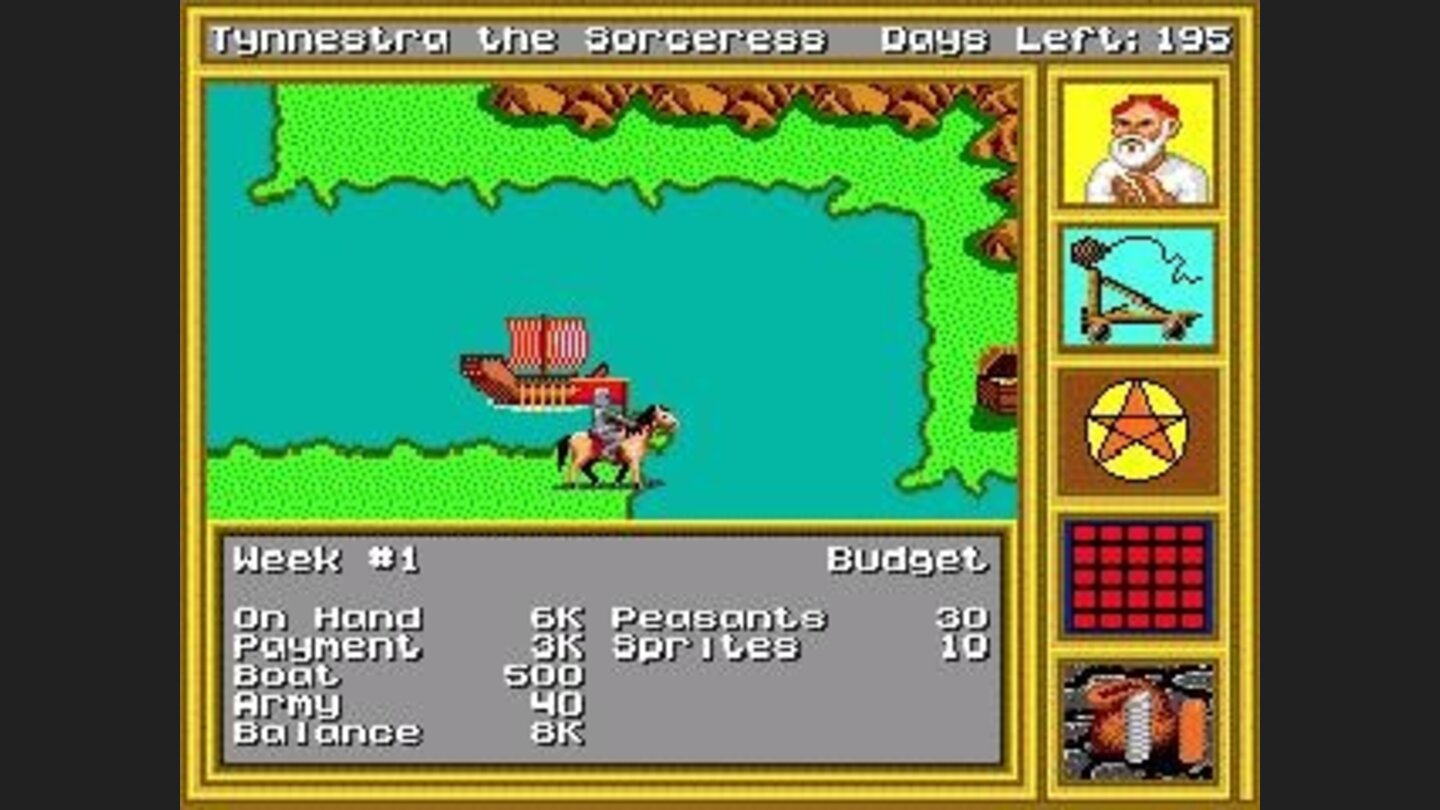 A week passes, you get weekly money and pay your army.