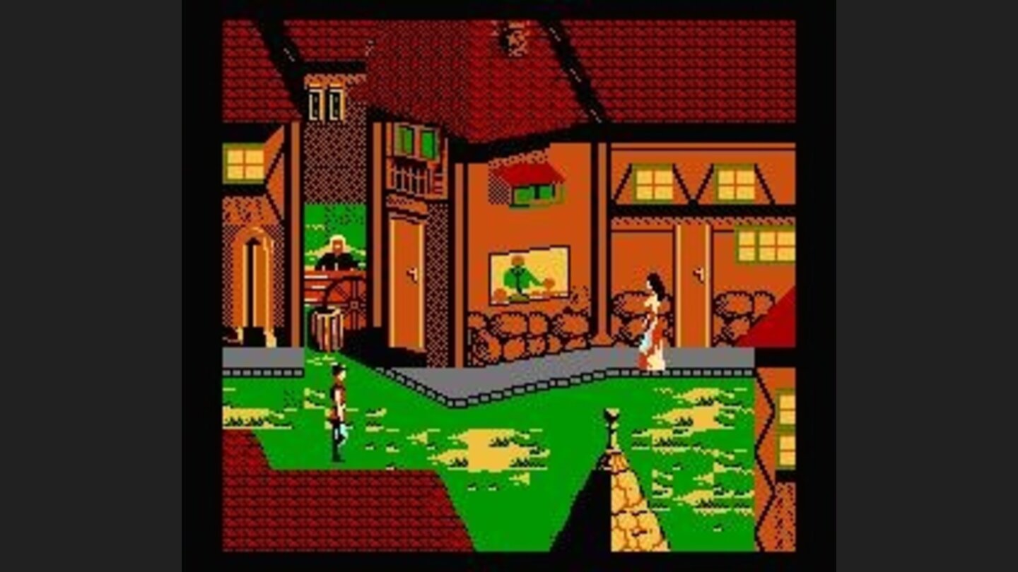 In a town, looking at beautiful girls