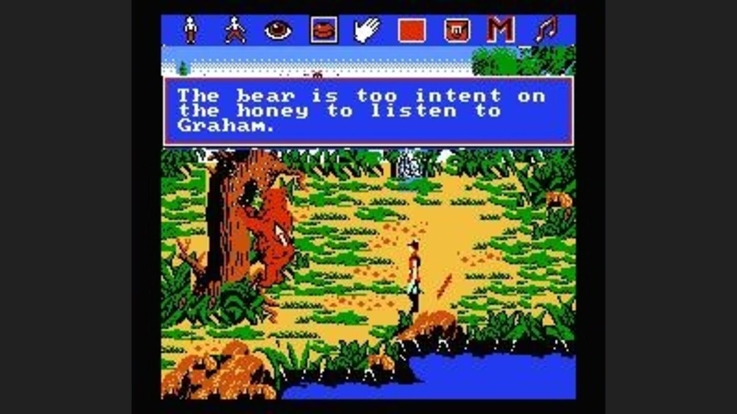 Sir Graham and a bear