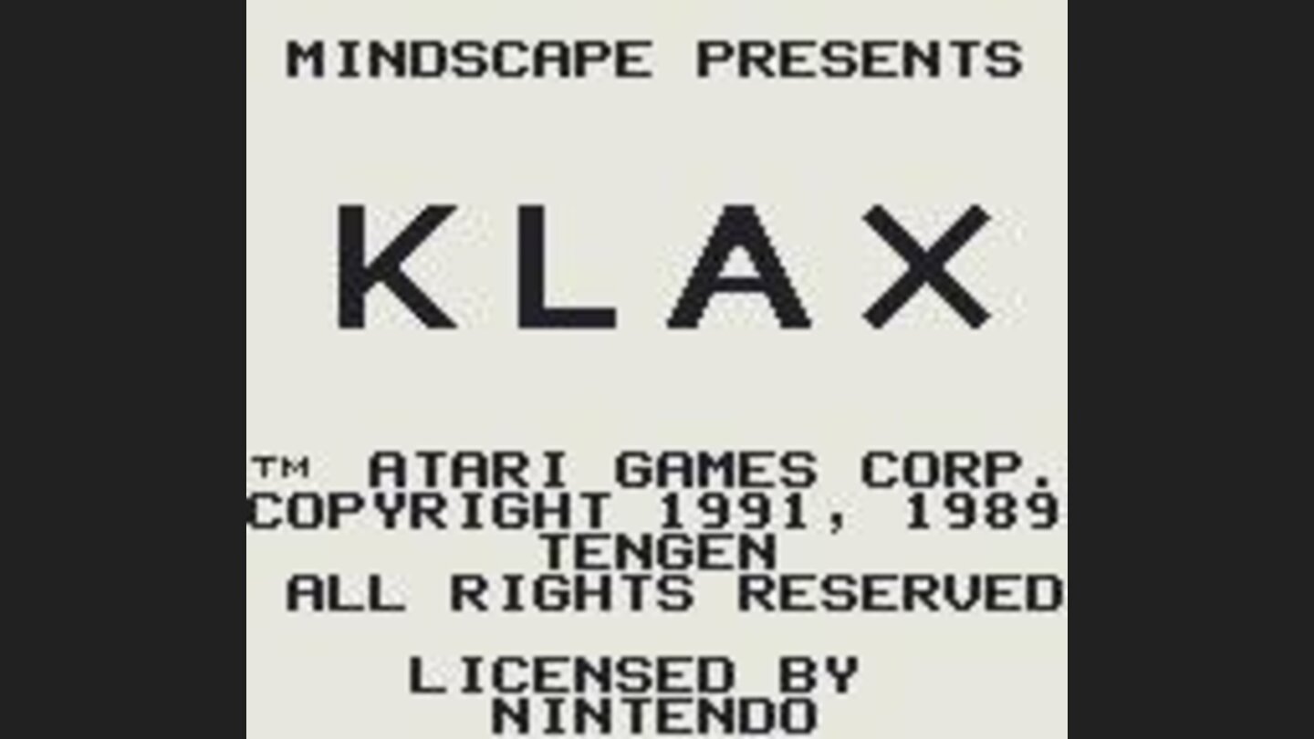 Title screen (U.S. version)