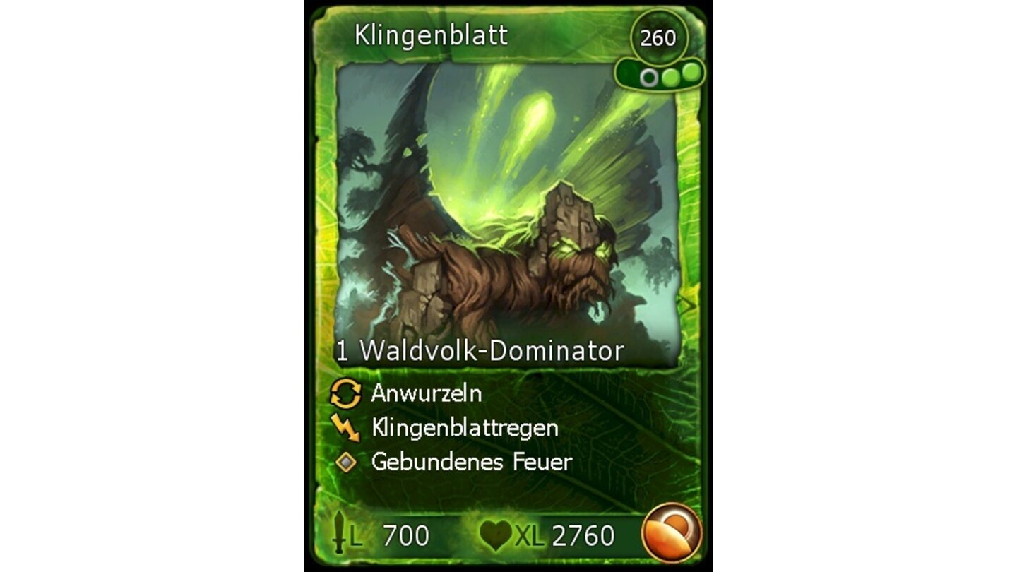 Battleforge - Natur-Deck: Klingenblatt