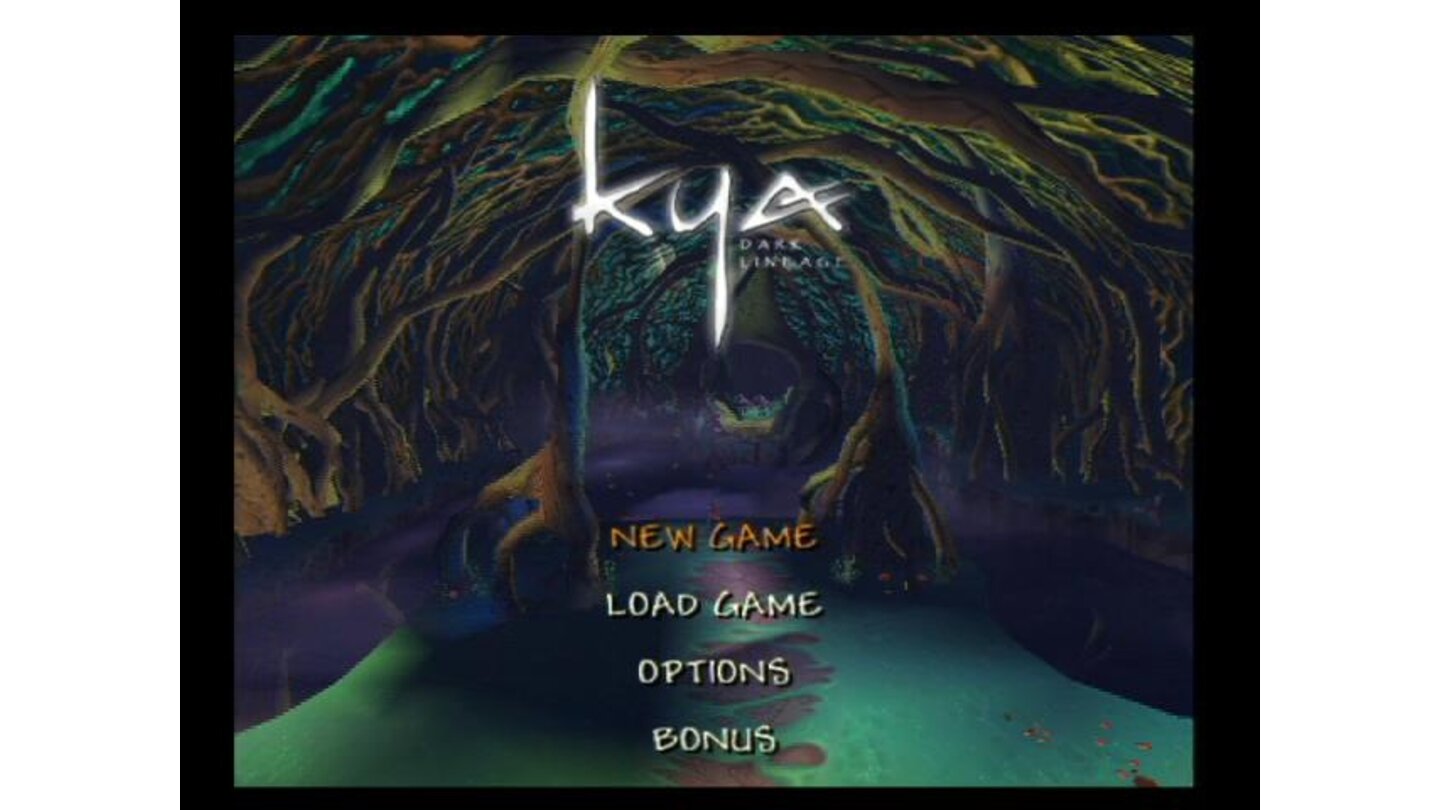 Title screen and main menu