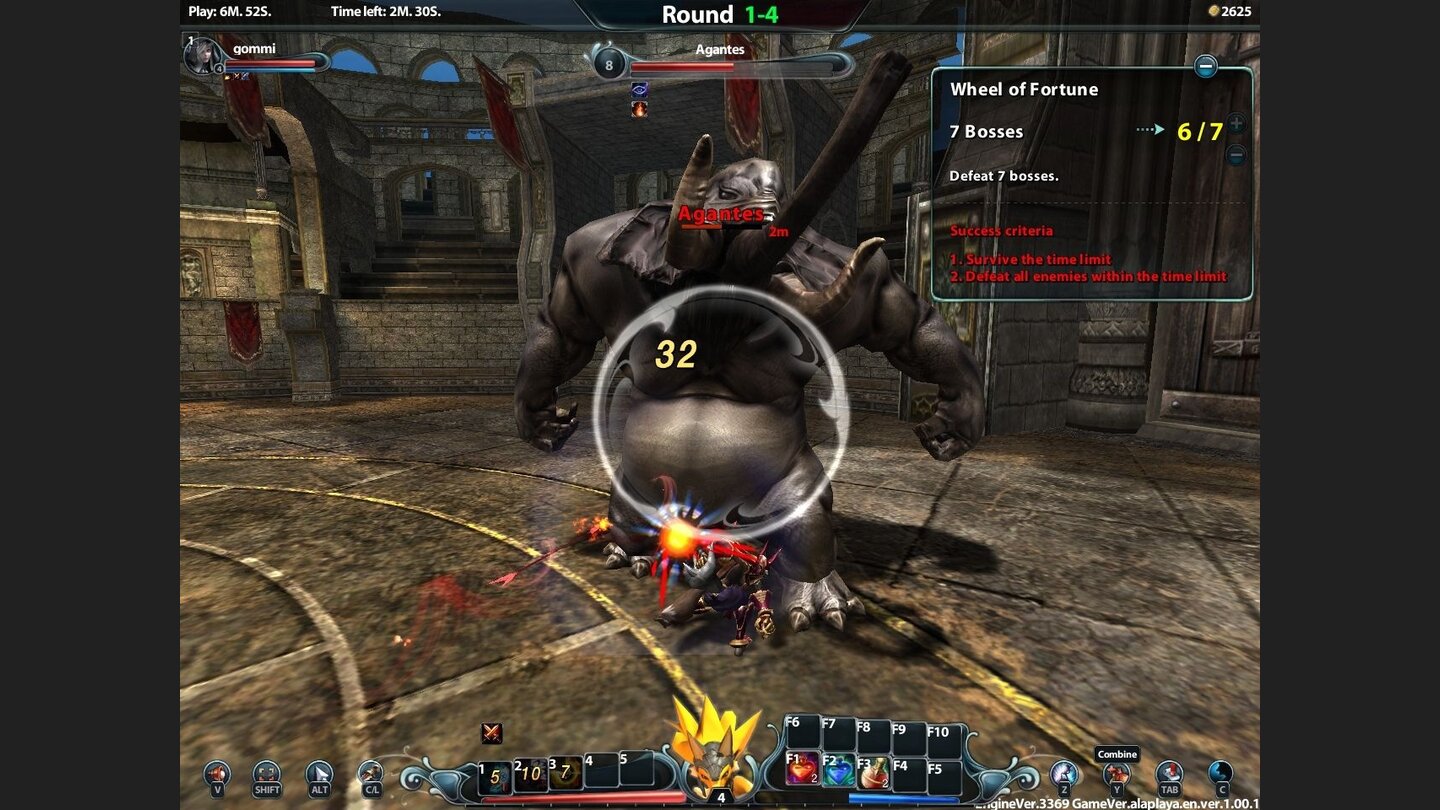 Land of Chaos OnlineScreenshot vom Challenge-Mode
