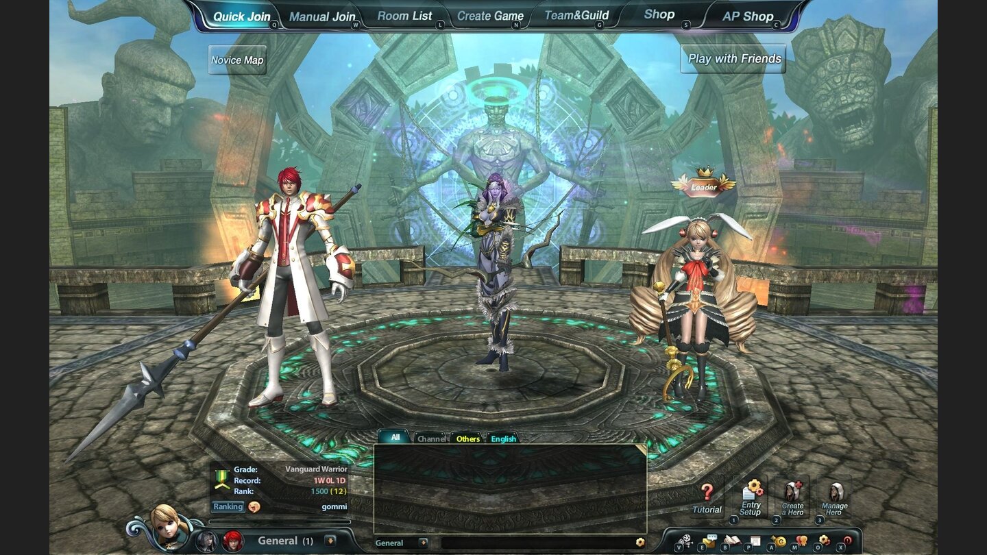 Land of Chaos OnlineScreenshot vom Challenge-Mode