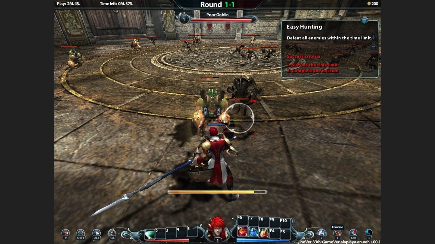 Land of Chaos OnlineScreenshot vom Challenge-Mode