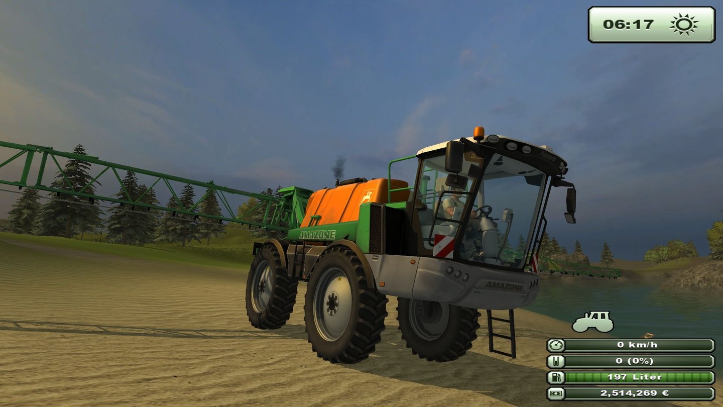 Landwirtschafts-Simulator 2013Die Fahrzeug-Modelle fallen sehr detailliert aus, oft konnten Originaldaten der Hersteller verwendet werden.