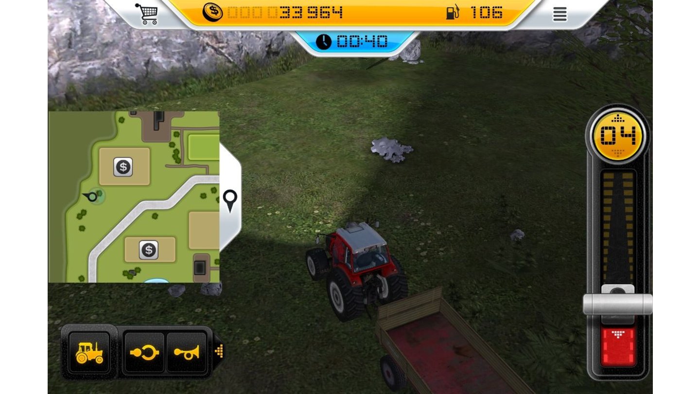 Landwirtschafts Simulator 2014Die karte ist uns auch bei diversen Quests behilflich. Die kurzen Zwischenmissionen bringen viel Geld in die Kasse, was gerade am Anfang wichtig ist.