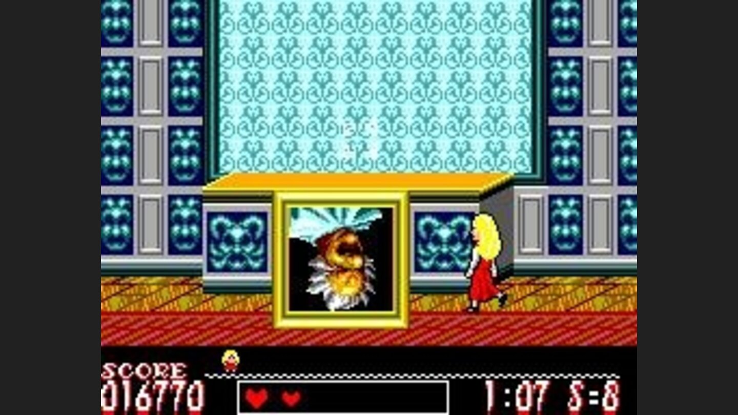 The portrait is turned upside-down