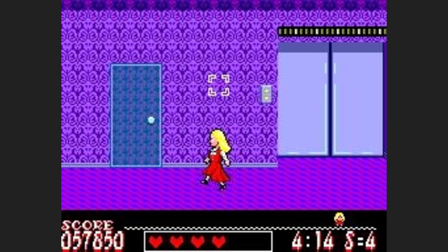 Walking across a floor in the hotel