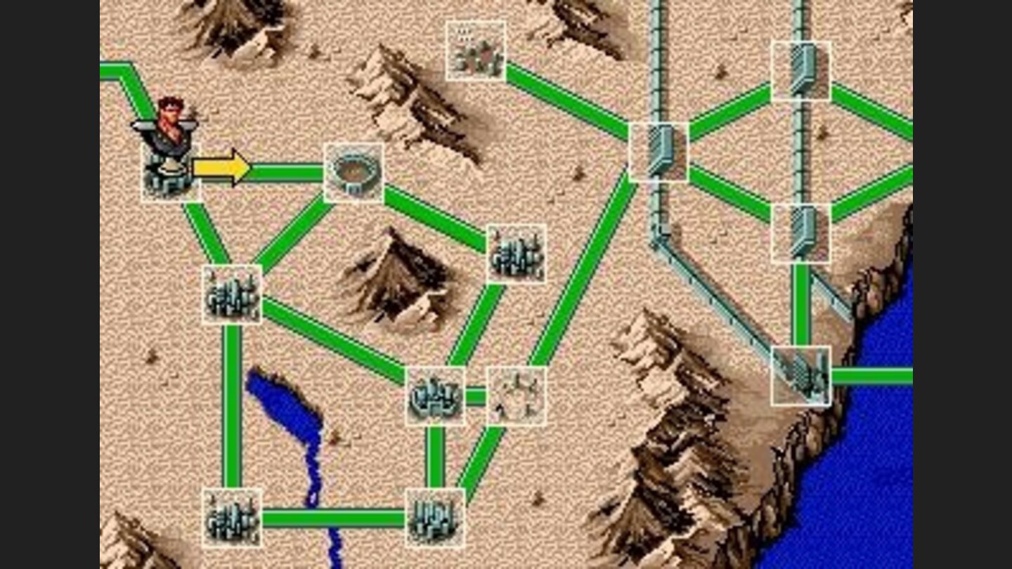 On the map you can often choose different routes