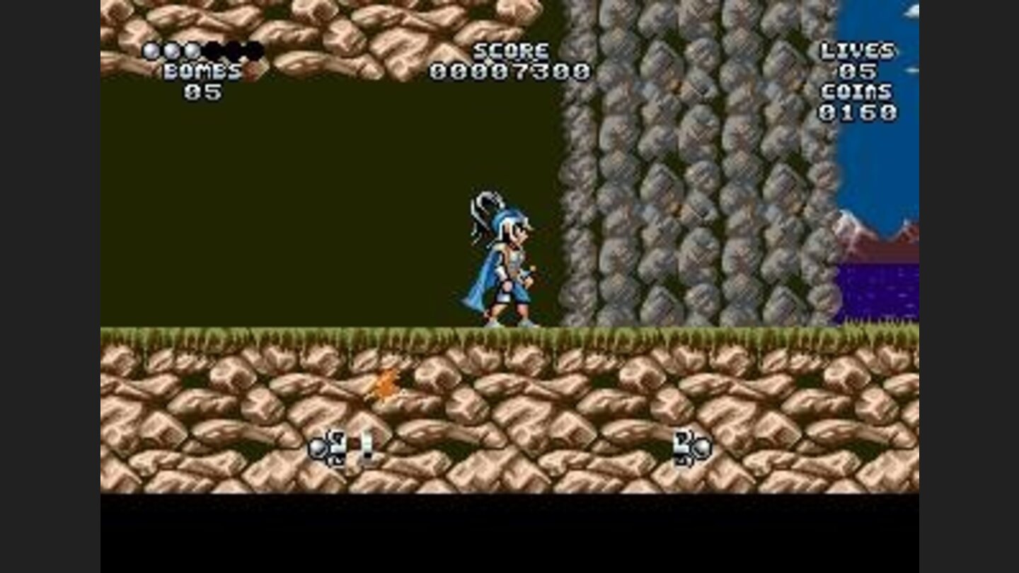 No, you cant go further. The wall is blocking your path