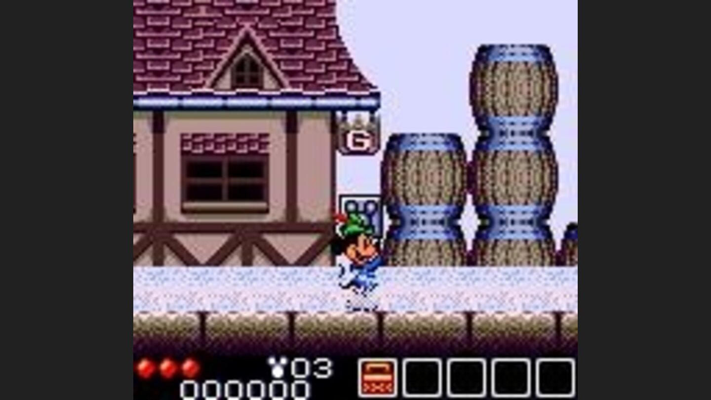 Picking up a stone and carrying it