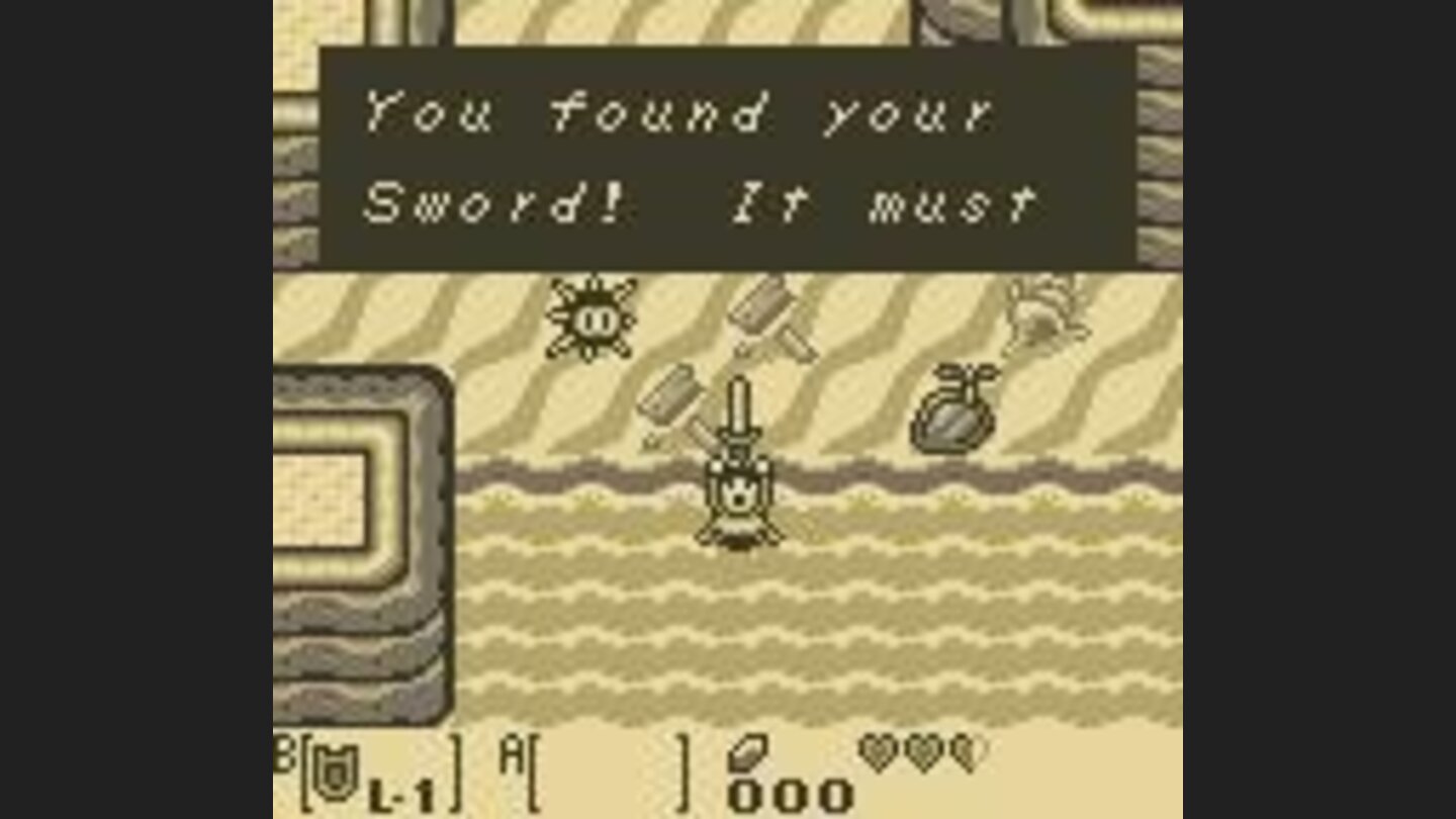 You found your sword!