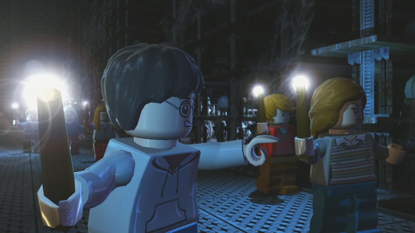 Lego Harry Potter: Die Jahre 5-7Mit dem Lumos-Zauber wird der Stab zur Taschenlampe und bringt ganz schnell Licht ins Dunkel.