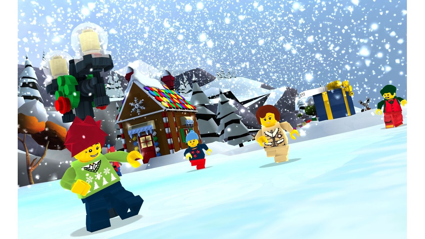 Lego UniverseScreenshot von der Zone »Froststadt«