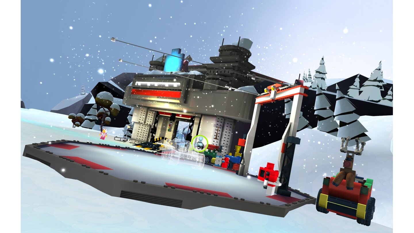 Lego UniverseScreenshot von der Zone »Froststadt«