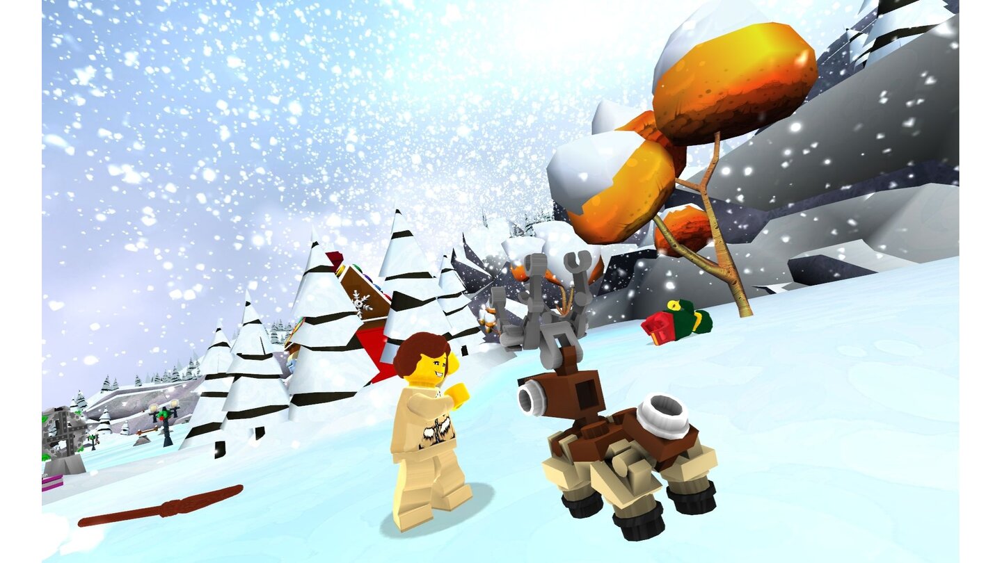 Lego UniverseScreenshot von der Zone »Froststadt«