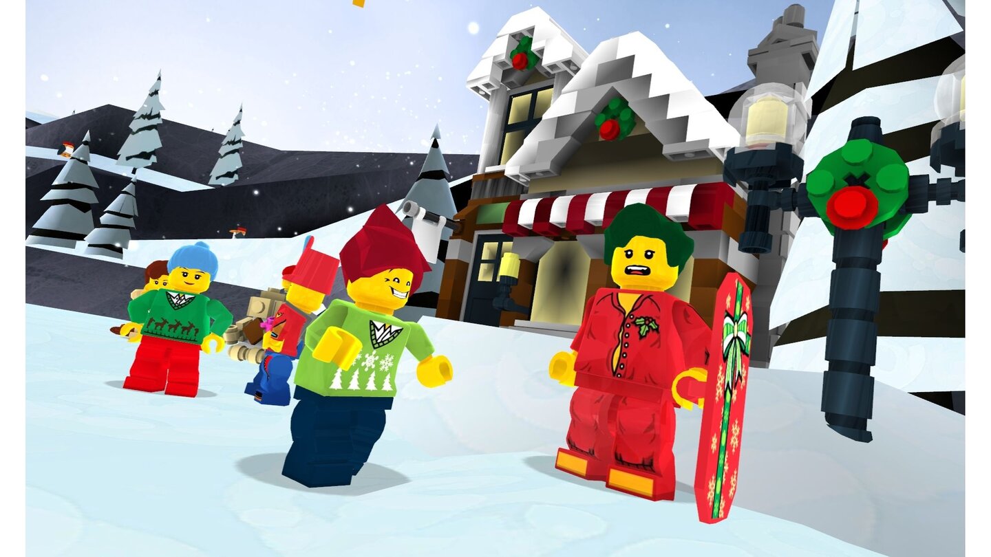 Lego UniverseScreenshot von der Zone »Froststadt«