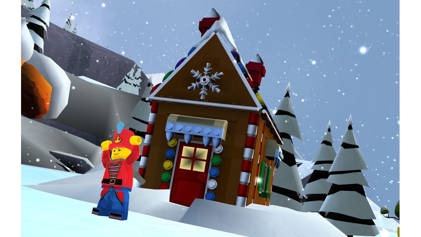 Lego UniverseScreenshot von der Zone »Froststadt«