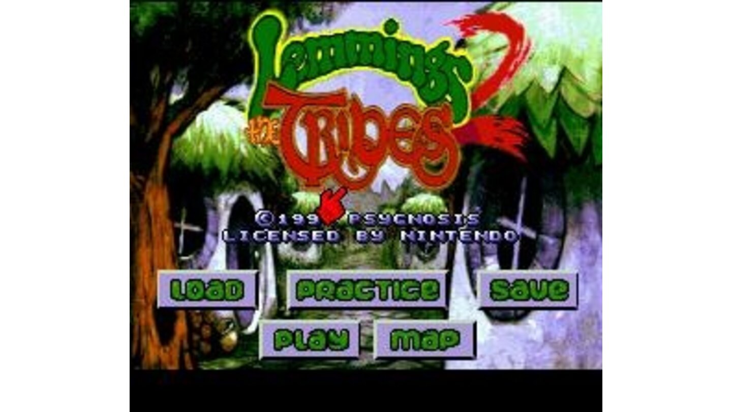 Title screen / Main menu.