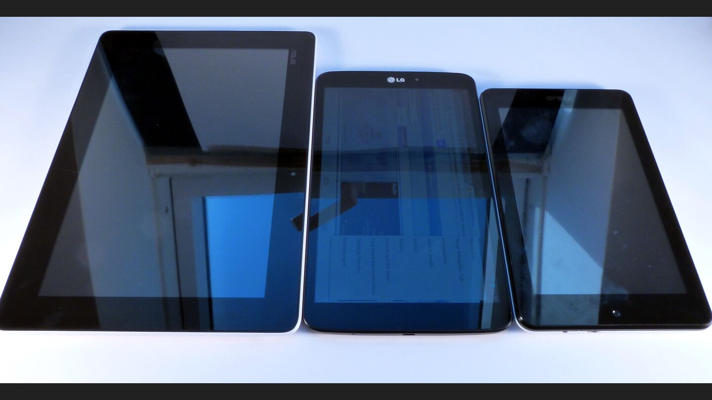 LG G Pad 8.3 - Vergleich Größe