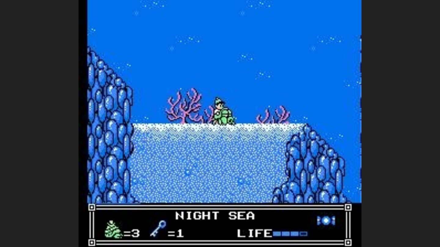 Riding a crap underwater