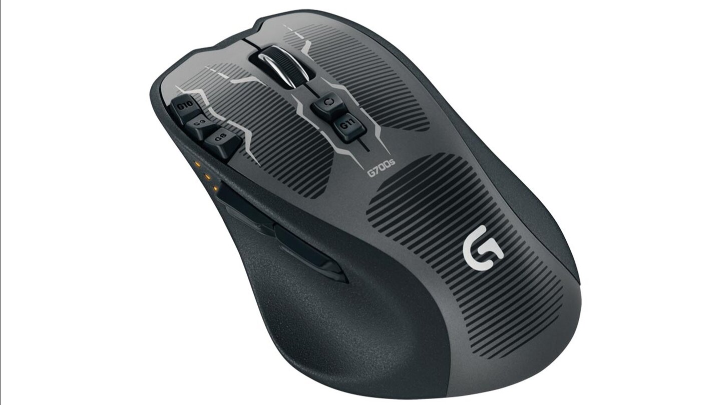 Logitechs G700s verfügt über 13 programmierbare Tasten. Dabei können Sie die Konfigurationen in bis zu fünf Profilen abspeichern.