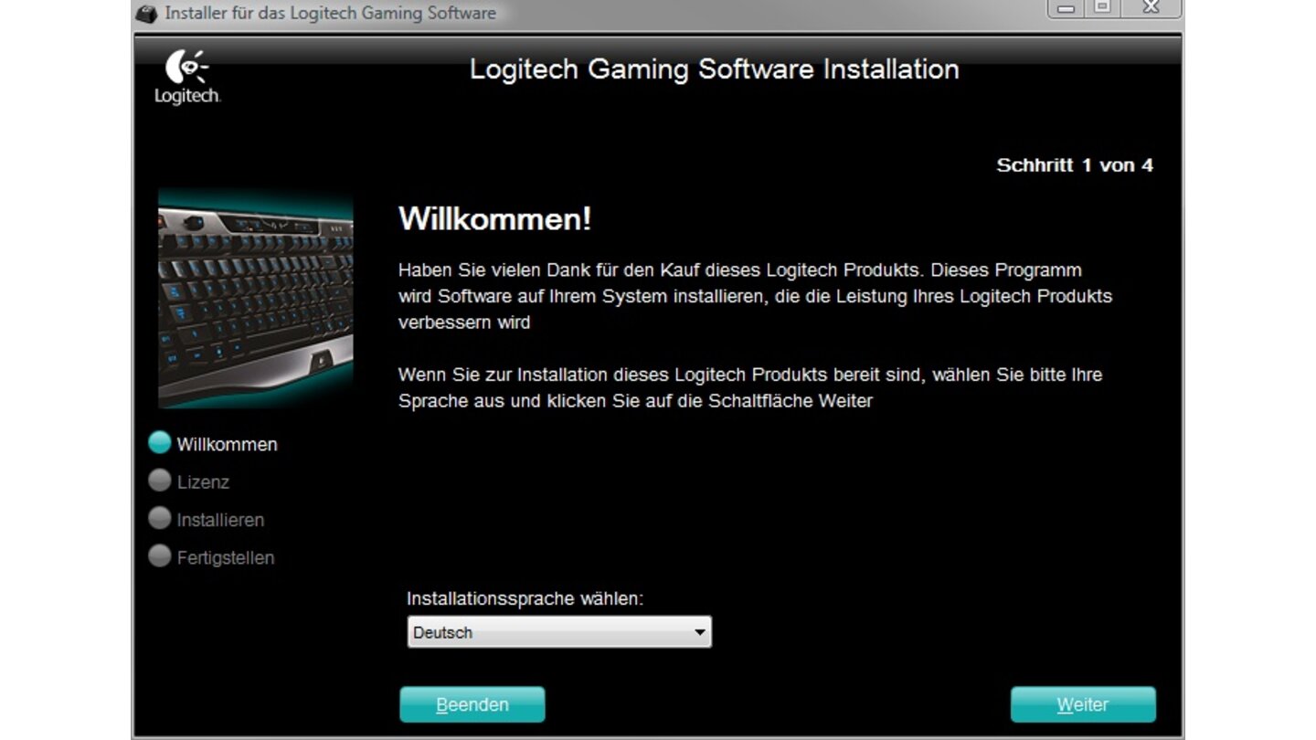 G400 und G300 verwenden nicht mehr Logitechs bekannte Setpoint-Software, sondern ausschließlich die Logitech Gaming Software.