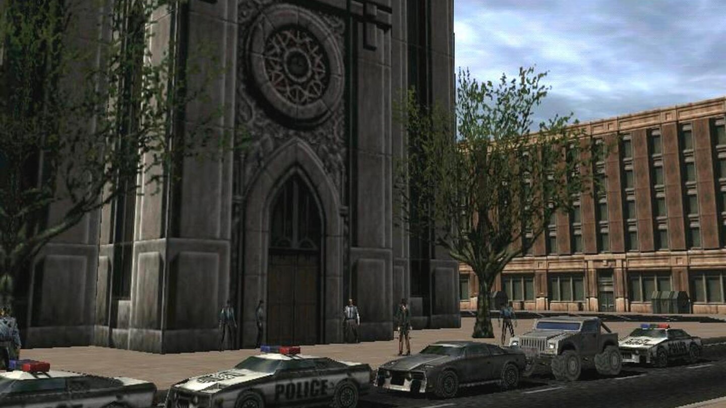 Loose CannonJede Stadt bekommt wiedererkennbare Wahrzeichen, das hier könnte die New Yorker St. Patricks Cathedral sein.